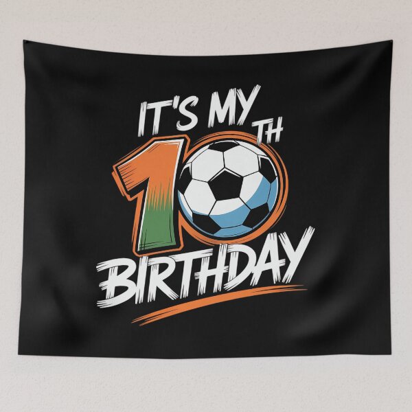 Item preview, It's my 10th Birthday Party Soccer 10 Years Old designed and sold by ValerieRodrigue.