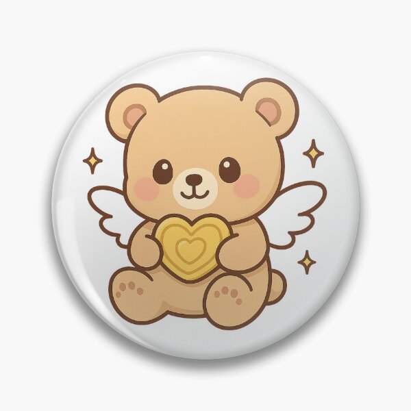 Item preview, Prosperity Bear Money Sticker | Kawaii Wealth Teddy | Angel Wealth Charm designed and sold by HerDreamCodes.