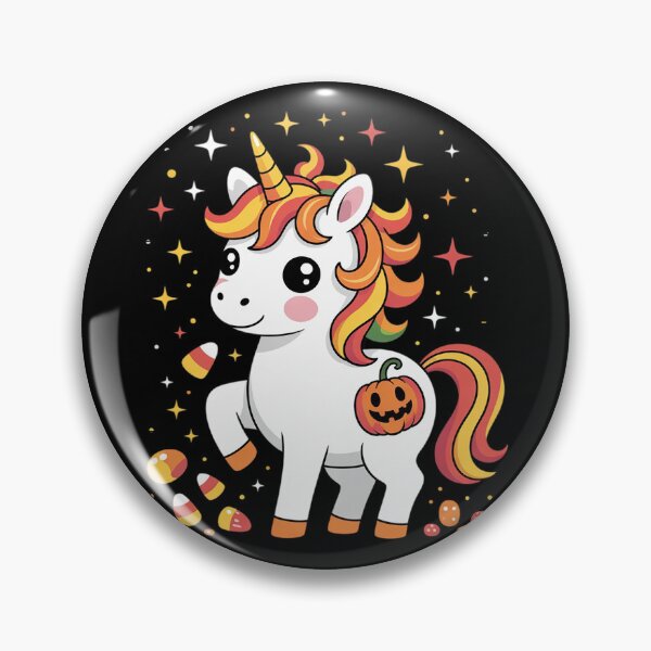 Item preview, Halloween Unicorn Candy Corn Kids Cute Unicorn Halloween  designed and sold by MonsterBuddiess.