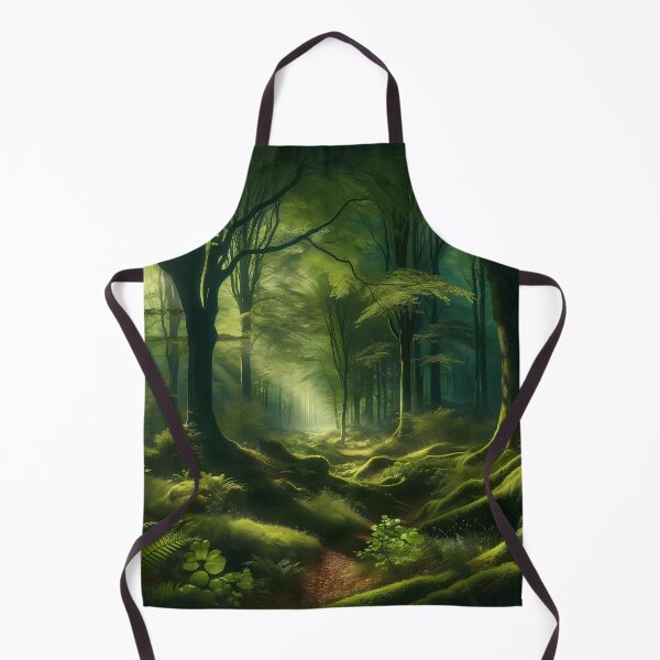 Item preview, Forest Landscape with Towering Trees and Sunlight – Moss-Covered Woodland Scene designed and sold by Cultradesign.