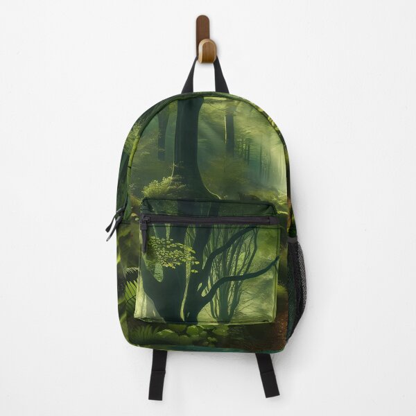 Item preview, Forest Landscape with Towering Trees and Sunlight – Moss-Covered Woodland Scene designed and sold by Cultradesign.