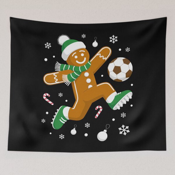 Item preview, Gingerbread Soccer Player - Cookie Christmas Game Day designed and sold by ValerieRodrigue.
