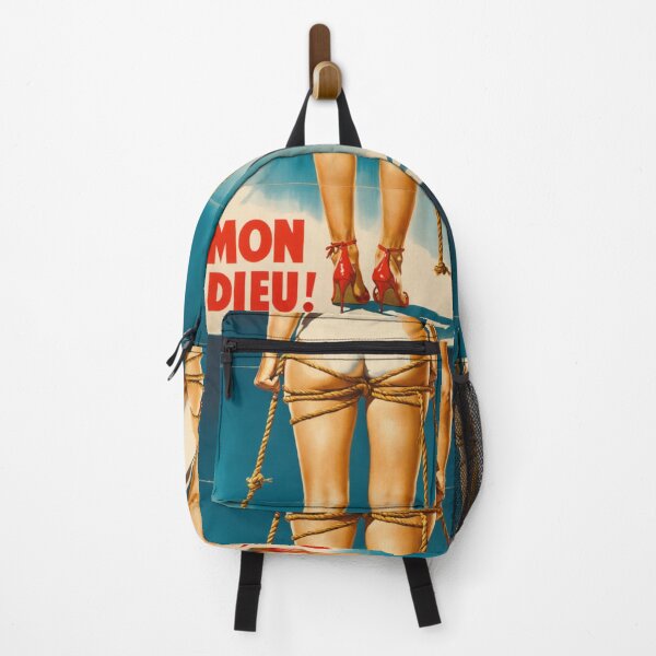 Item preview, 1950s Film Poster Art AI Imitation "MON DIEU!" (DEUX) designed and sold by NickWhittleArt.