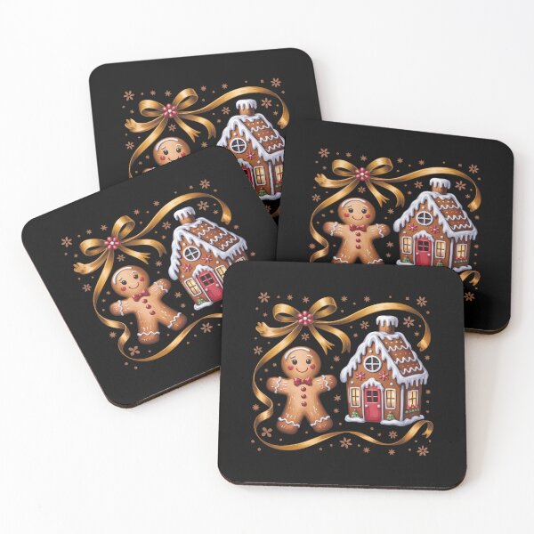 Item preview, Gingerbread Christmas Coquette Brushstroke Christmas Tis the Season designed and sold by ValerieRodrigue.