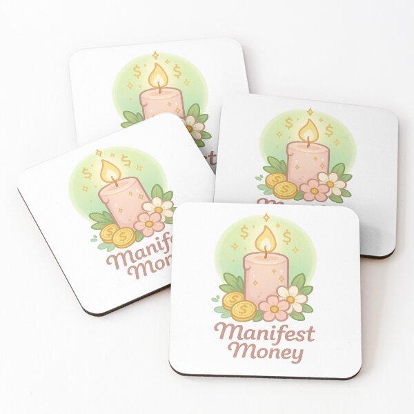 Item preview, Lucky Candle Money Sticker | Manifest Money Candle | Kawaii Abundance Spell designed and sold by HerDreamCodes.