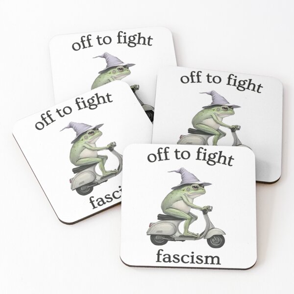 Item preview, Off to Fight Fascism designed and sold by jayenzi.