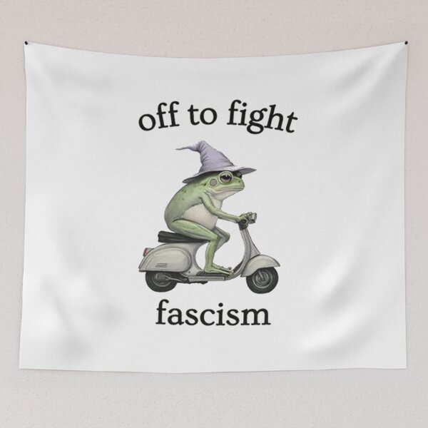 Item preview, Off to Fight Fascism designed and sold by jayenzi.