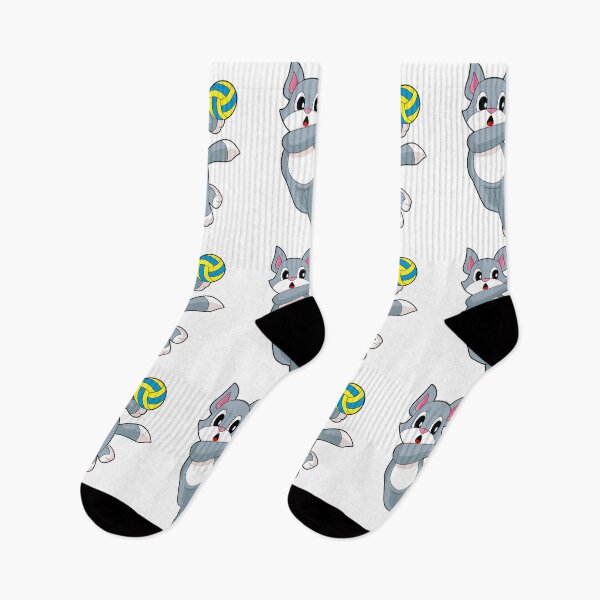 Artikelvorschau, Katze Volleyballspieler Volleyball Sport entworfen und verkauft von Snabdesign84.