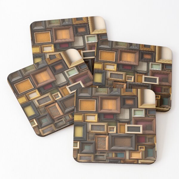 Item preview, Empty Frames Collage — Minimalist Art Wall Design designed and sold by casualnature.