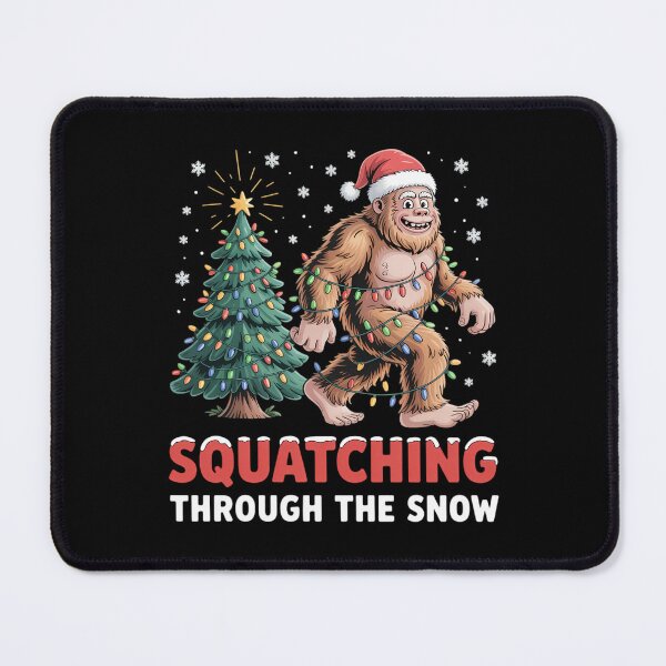 Item preview, Squatching Through The Snow Bigfoot , Christmas Lights designed and sold by ValerieRodrigue.