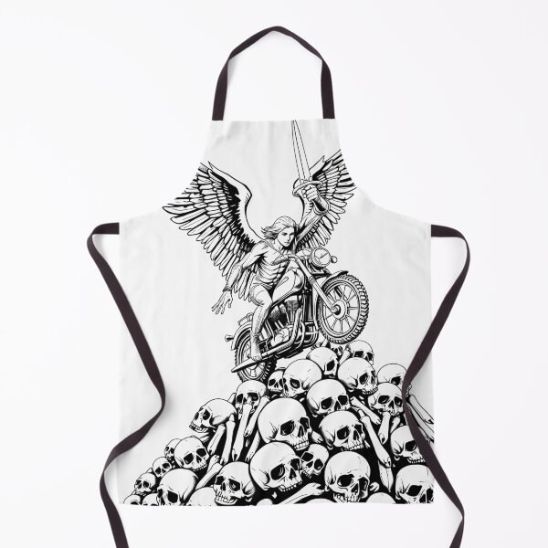 Item preview, Warrior Angel on the Mountain of Skulls designed and sold by filusattila.
