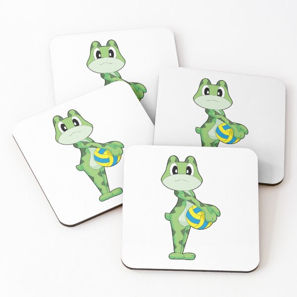 Item preview, Frog Volleyball player Volleyball Sports designed and sold by Snabdesign84.