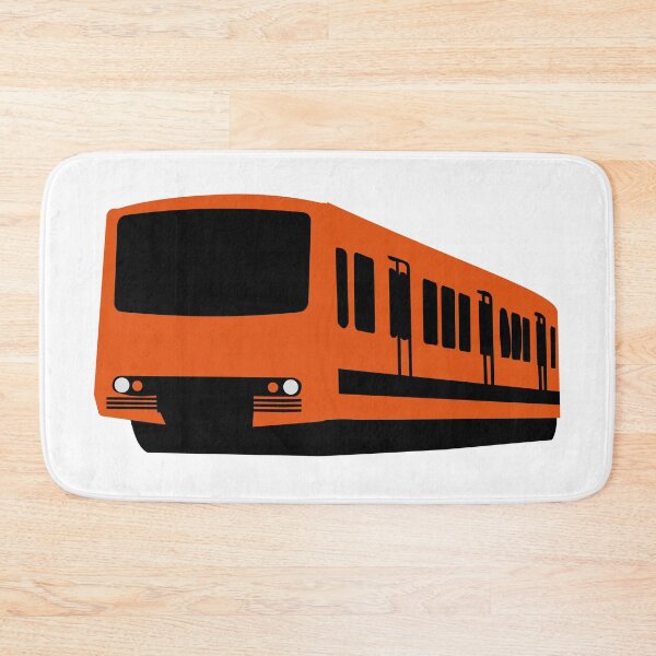 Item preview, Helsinki M100 Metro – Iconic 1980s Orange designed and sold by Geokafi.