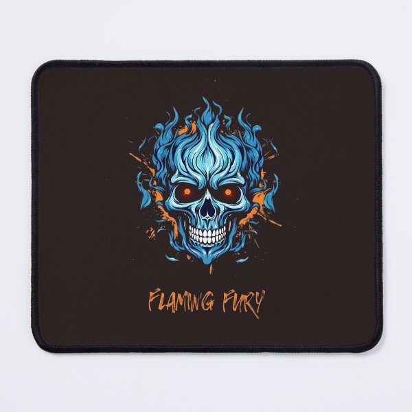 Item preview, ? Flame Fury – Skull on Fire designed and sold by Magounette.