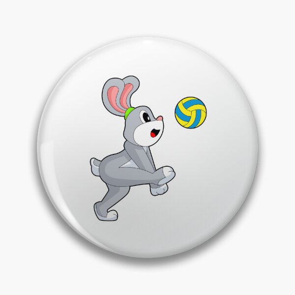 Item preview, Rabbit Volleyball player Volleyball Sports designed and sold by Snabdesign84.