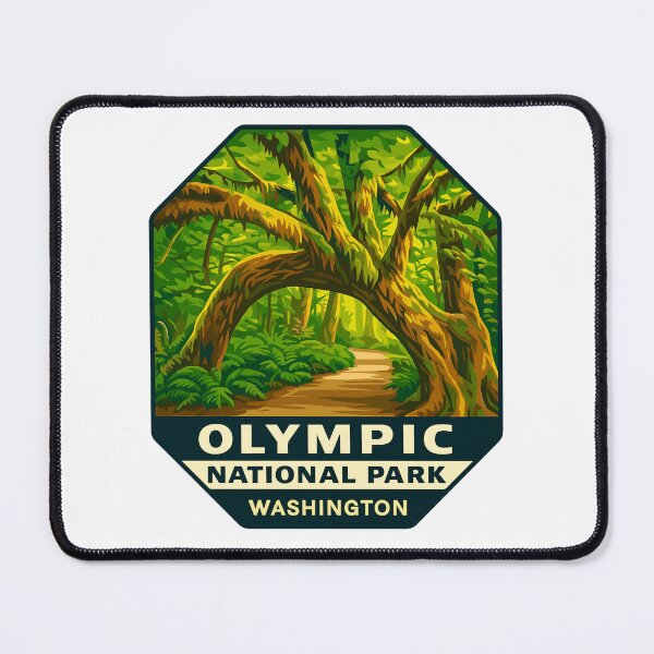 Item preview, Olympic National Park Retro Sticker designed and sold by Ismeal Von.