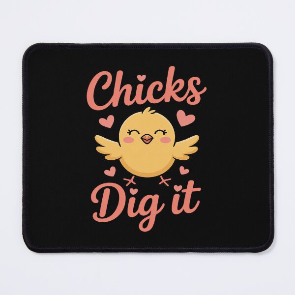 Item preview, Chicks Dig It Pastel Chick Dance Farm Pun designed and sold by KingsLife1994.