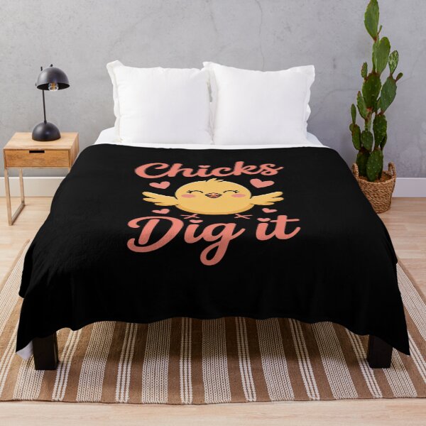 Item preview, Chicks Dig It Pastel Chick Dance Farm Pun designed and sold by KingsLife1994.