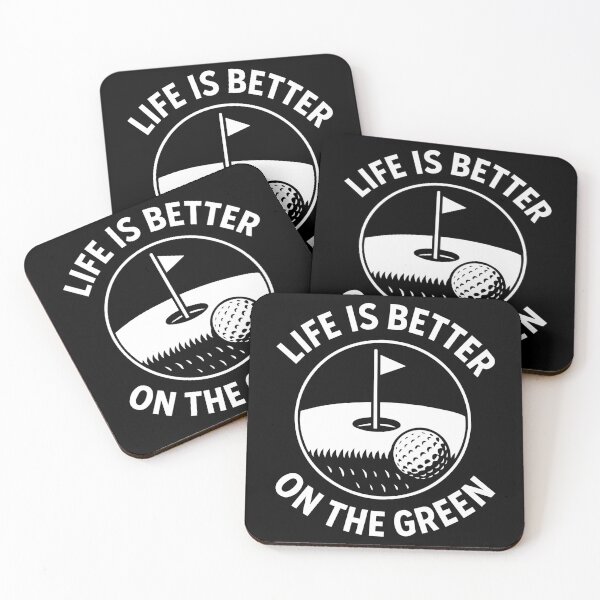 Item preview, Life Is Better On The Green Golf Quote designed and sold by LuminOrb.