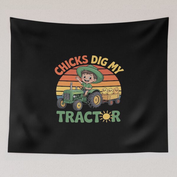 Artikelvorschau, Chicks Dig My Tractor Niedliche Farm entworfen und verkauft von KingsLife1994.