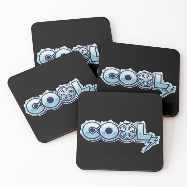 Item preview, Cool as Ice Logo. Snowflake and Lightning "COOL". designed and sold by ZyVoAli.