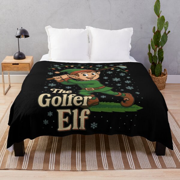 Item preview, The Golfer Elf Funny Golf Player Design designed and sold by LuminOrb.