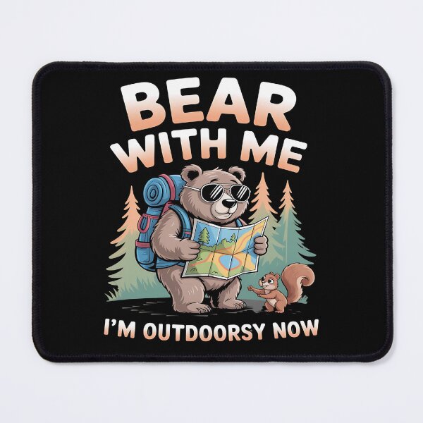 Item preview, sarcastic adventure - dark forest - survival of the weirdest - bear encounter - mentally lost hiker - edgy outdoor - hiking regret - lost in nature - funny national park - overthinking in the woods designed and sold by JansenGS.
