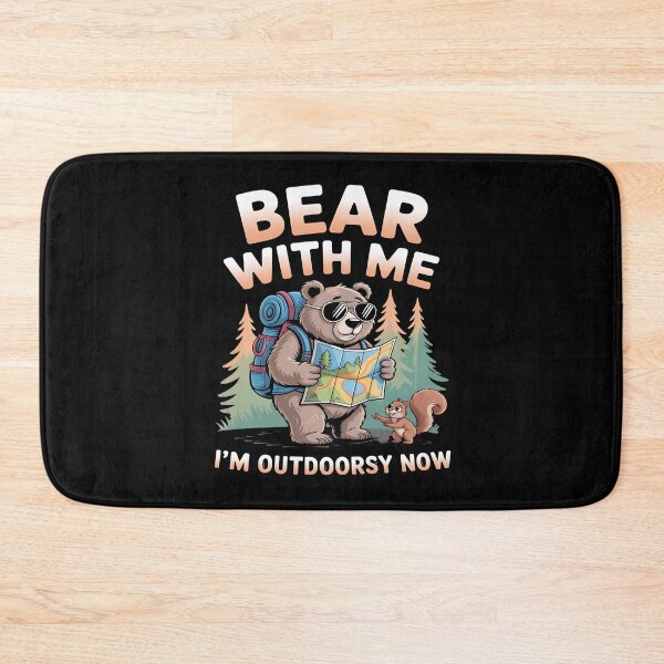 Item preview, sarcastic adventure - dark forest - survival of the weirdest - bear encounter - mentally lost hiker - edgy outdoor - hiking regret - lost in nature - funny national park - overthinking in the woods designed and sold by JansenGS.