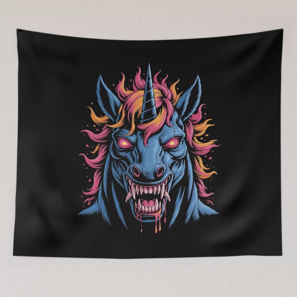 Item preview, Halloween Zombie Unicorn Skull Colorful Halloween  designed and sold by GGrizeldaRivas.