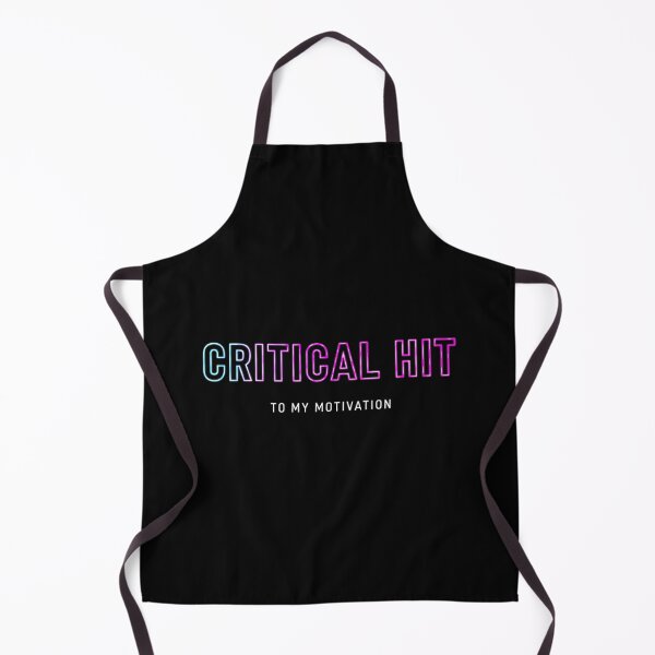 Item preview, Neon RPG Critical Hit Humor designed and sold by SholoStudio.