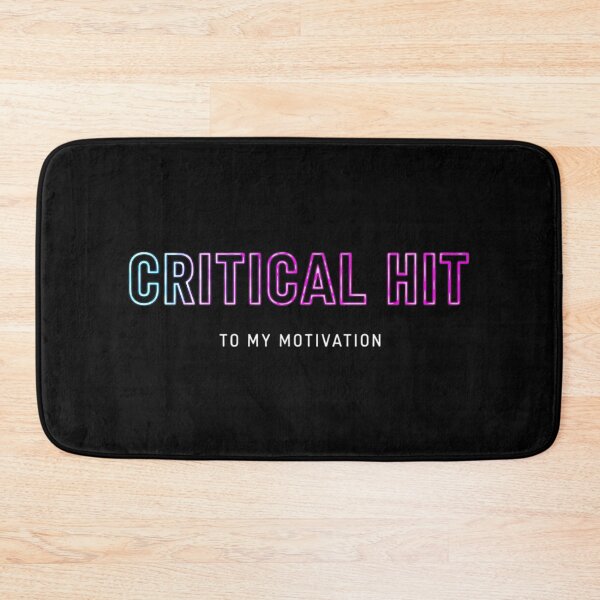 Item preview, Neon RPG Critical Hit Humor designed and sold by SholoStudio.