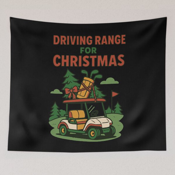 Item preview, Driving Range For Christmas Golf Fun Holiday designed and sold by LuminOrb.