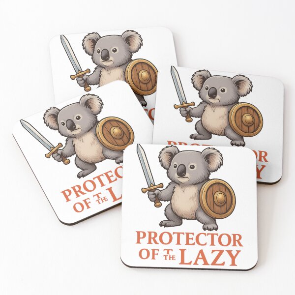 Item preview, Protector of the Lazy – Koala Warrior of Australia designed and sold by Tadeusz1.