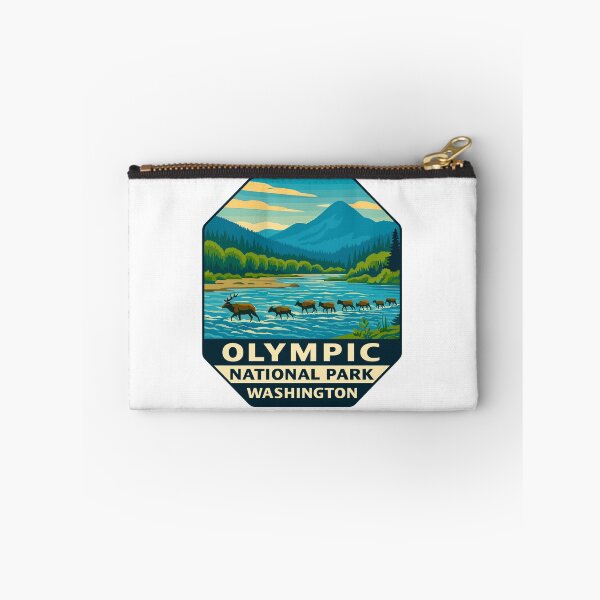 Item preview, Olympic National Park Retro Sticker designed and sold by Ismeal Von.