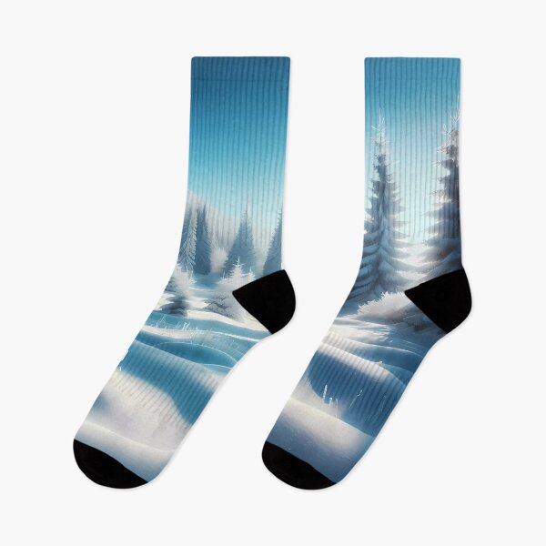 Item preview, Winter Wonderland – Snow-Covered Landscape with Evergreen Trees designed and sold by Cultradesign.