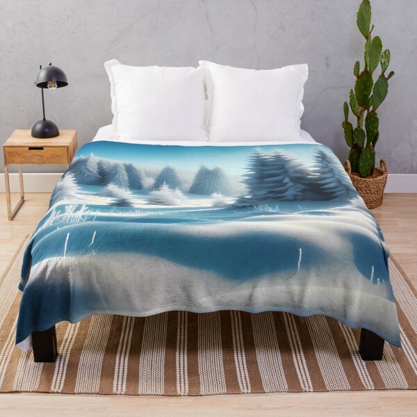 Item preview, Winter Wonderland – Snow-Covered Landscape with Evergreen Trees designed and sold by Cultradesign.