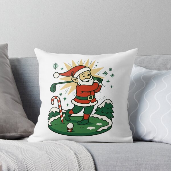 Item preview, Santa Claus Golfing Christmas Fun Holiday designed and sold by LuminOrb.