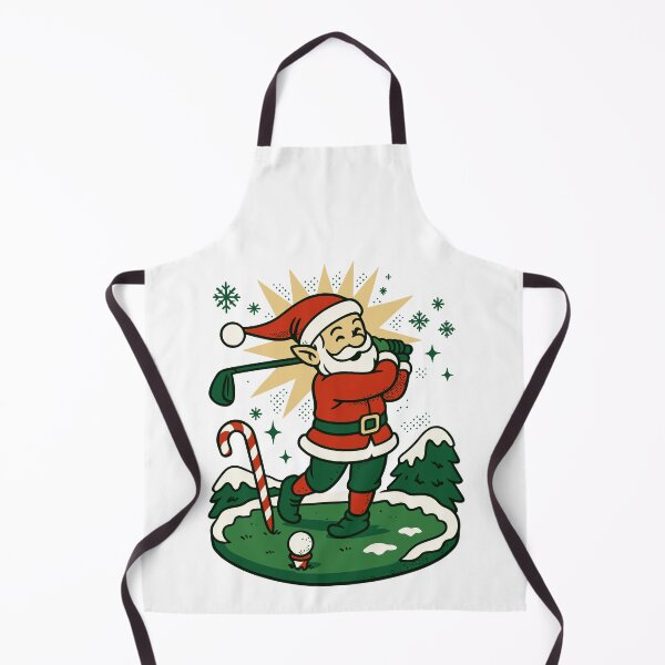 Item preview, Santa Claus Golfing Christmas Fun Holiday designed and sold by LuminOrb.