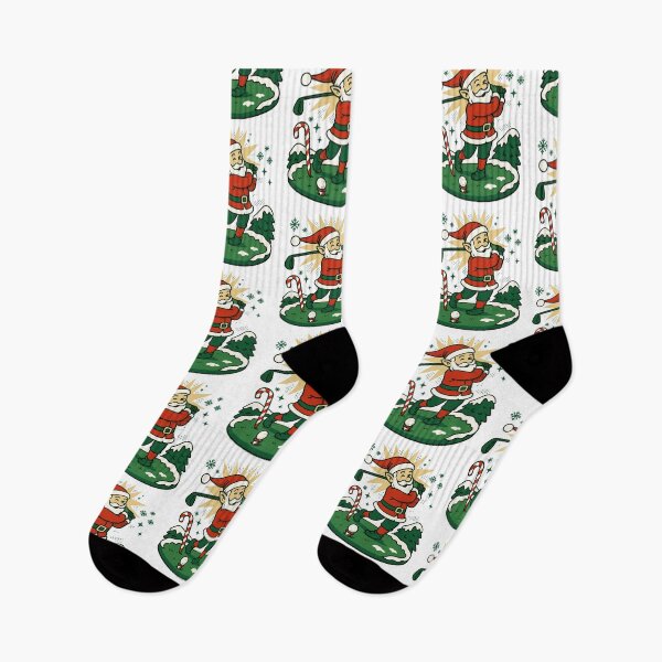 Item preview, Santa Claus Golfing Christmas Fun Holiday designed and sold by LuminOrb.