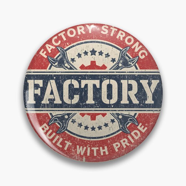Item preview, Blue Collar Gift for Dad | Union Strong Factory Worker | Vintage Built With Pride designed and sold by LoliDesignShop.