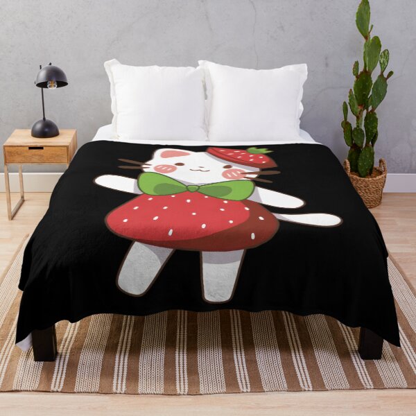 Item preview, Gato fresa kawaii designed and sold by JodanySejour.
