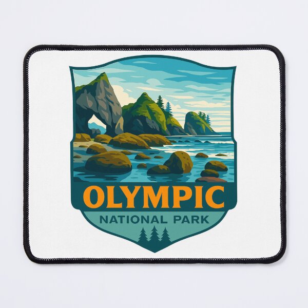 Item preview, Olympic National Park Retro Sticker designed and sold by Ismeal Von.