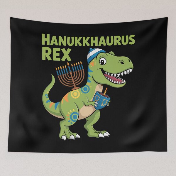 Item preview, hanukkah rex kid Hanukah Dinosaurs Menorasaurus designed and sold by brynatshop.