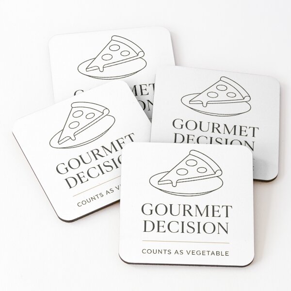 Item preview, Gourmet Decision Minimalist Funny Foodie Gift designed and sold by kAdam5.