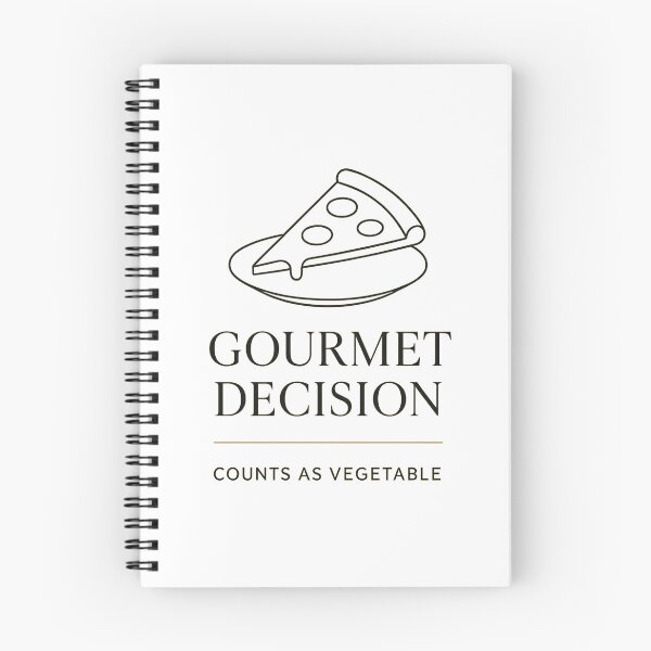 Item preview, Gourmet Decision Minimalist Funny Foodie Gift designed and sold by kAdam5.