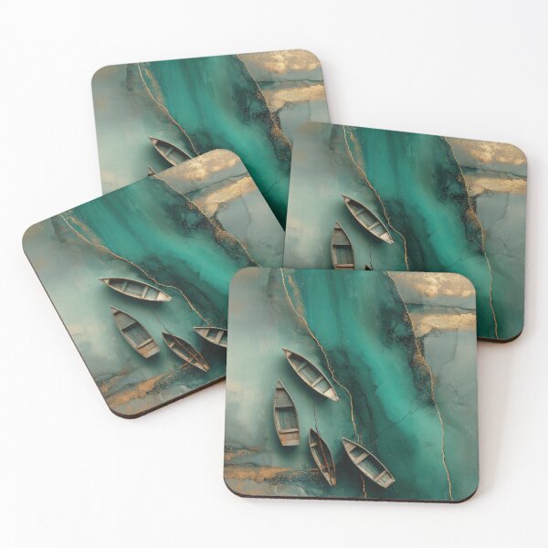 Item preview, Coastal Kinstugi Boats designed and sold by Amari Abstracts.