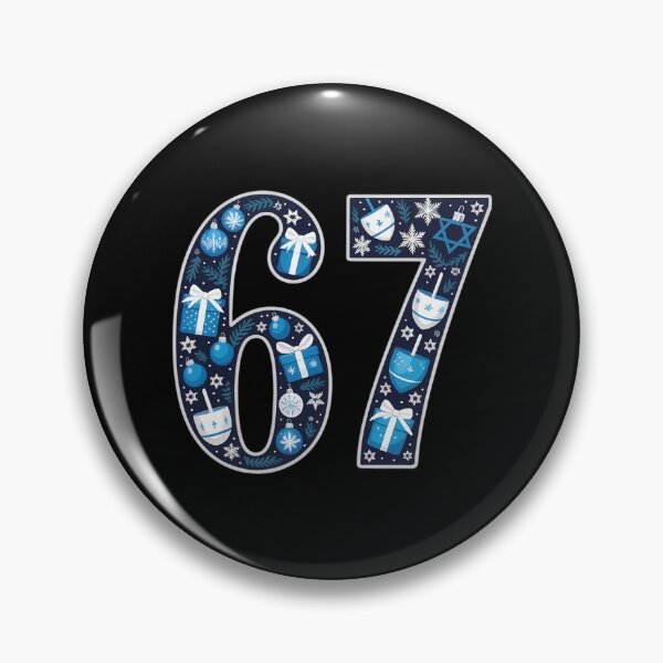 Item preview, Hanukkah 67 Festive Dreidel Gelt Six Seven designed and sold by brynatshop.