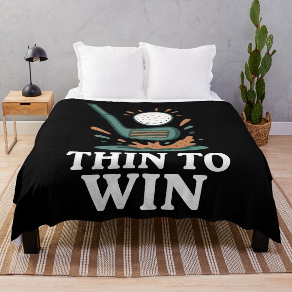 Item preview, Thin To Win Funny Golf Player Design designed and sold by LuminOrb.