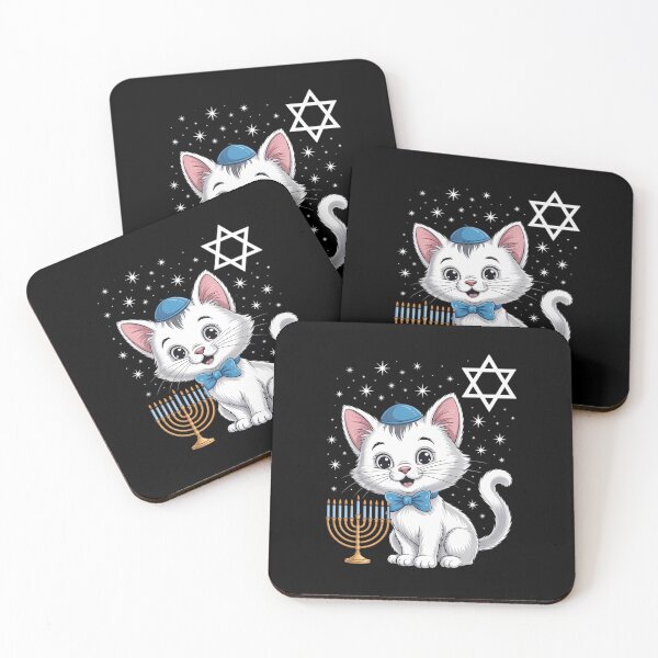 Item preview, Hanukkah Cat Cute Chanukah Jewish designed and sold by brynatshop.