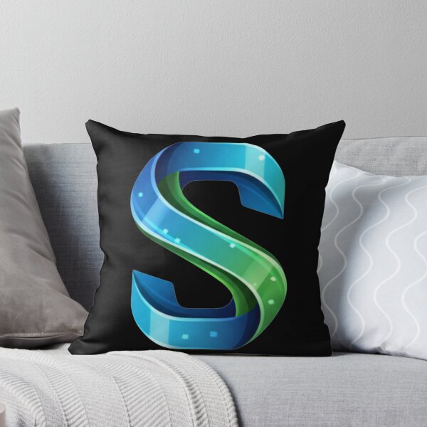 Item preview, Stylized Blue and Green Letter S". ​"Iconic Blue S Logo". designed and sold by ZyVoAli.